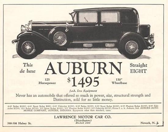 Auburn Automobile Salon Model