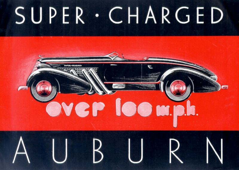 Supercharged Auburn Speedster